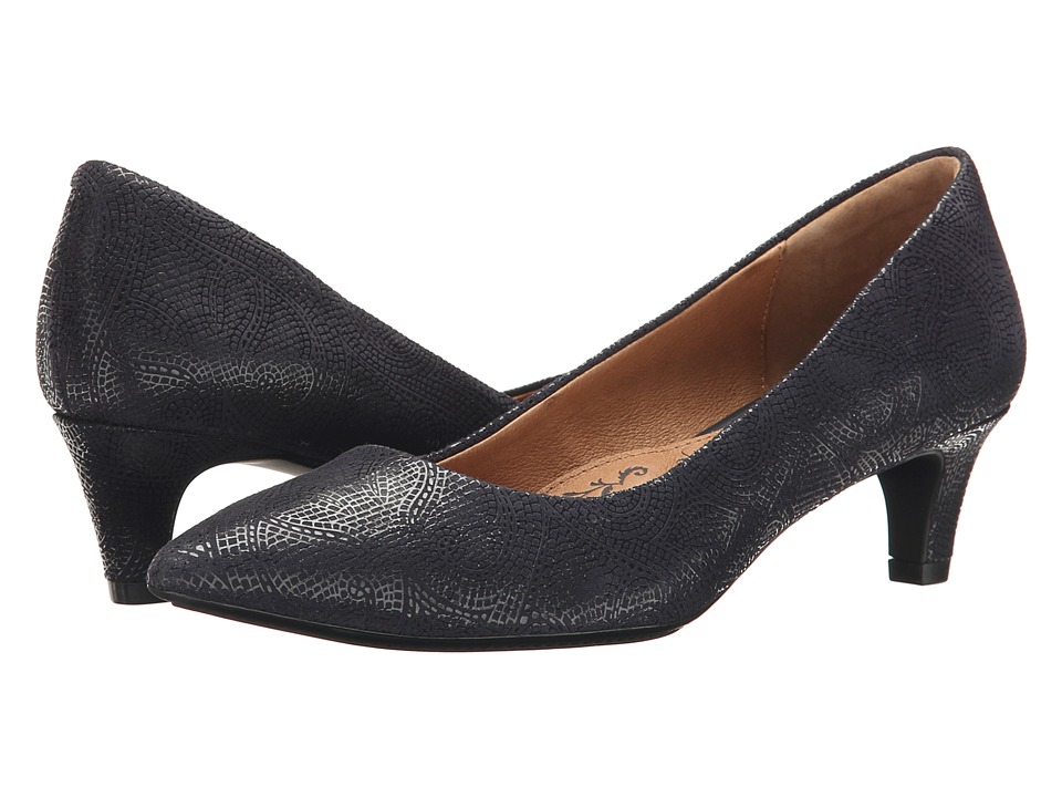 Sofft - Altessa (Navy Paisley Print Suede) Women