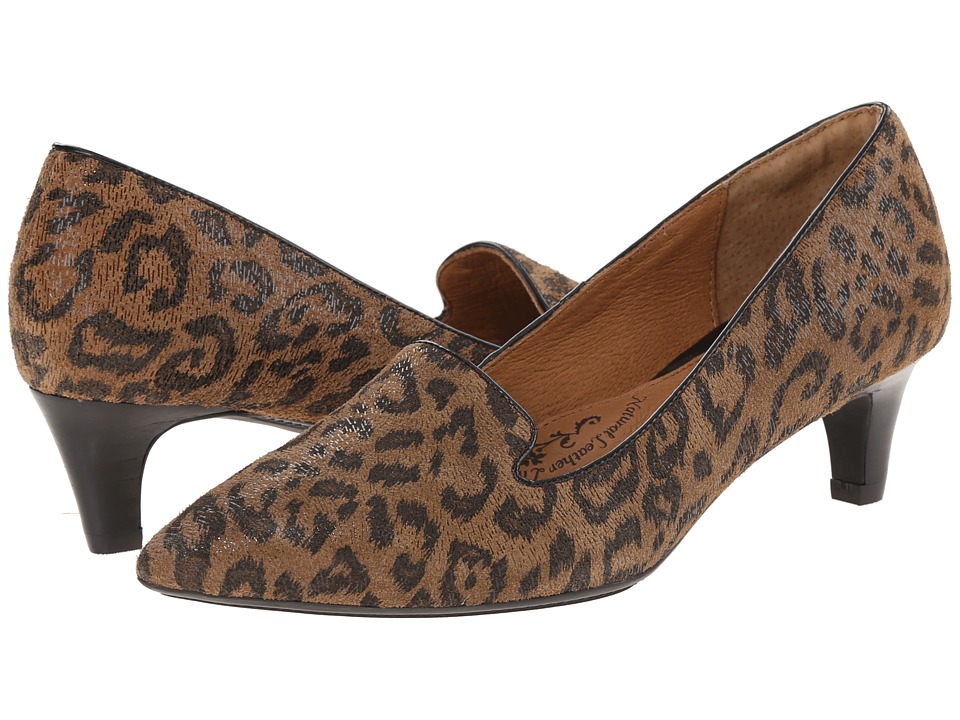 Sofft Vesper (Desert Tan Leopard Hair Foil Suede) Women