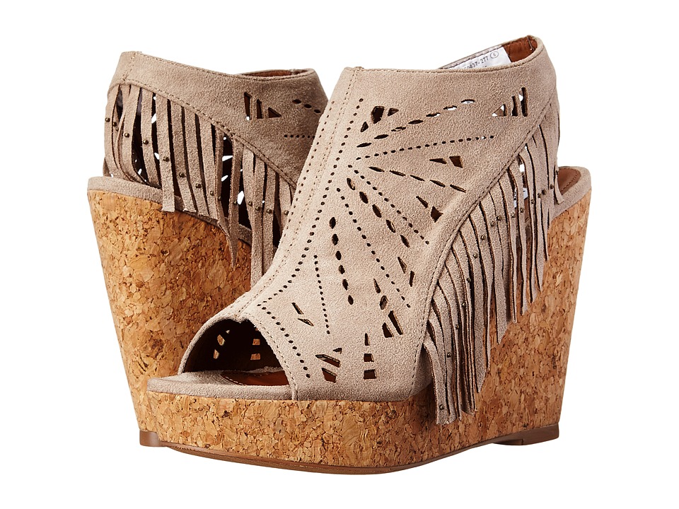 UPC 884886650135 product image for Not Rated - Fringe Delight (Taupe) Women's Wedge Shoes | upcitemdb.com