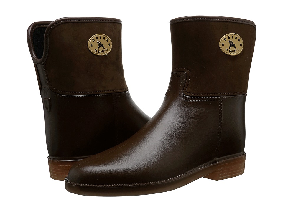 Naot Footwear Dafna by Naot Amy (Dark Brown/Brown Nubuck) Women