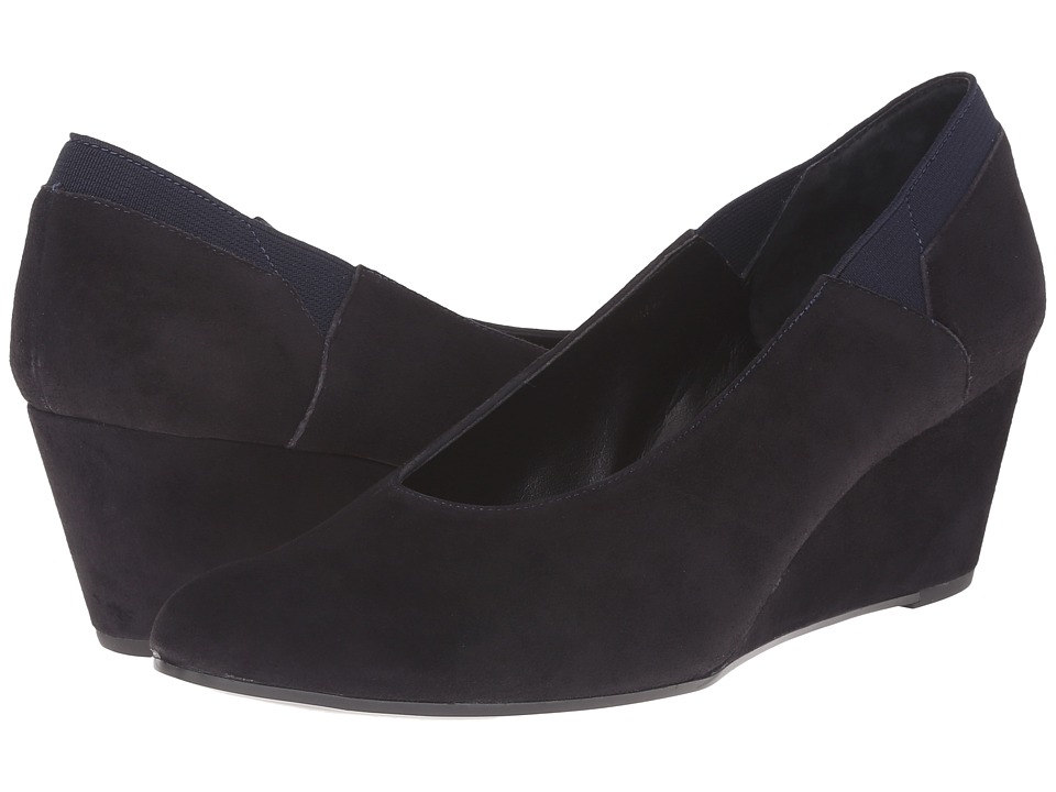 Vaneli Darcy (Navy Suede/Matching Elastic) Women