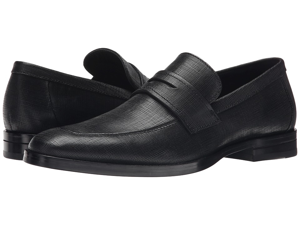 Calvin Klein Karl (Black Textured Leather) Men