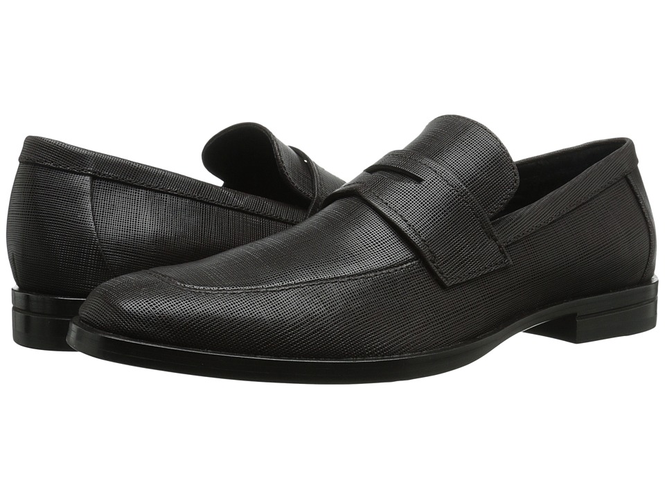 Calvin Klein Karl (Dark Brown Textured Leather) Men