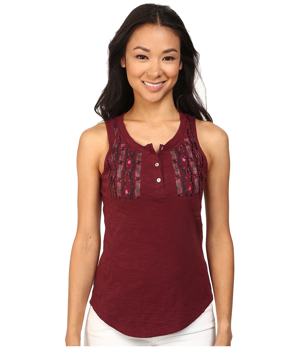 Sanctuary Artist Henley Tank Top (Indian Earth) Women
