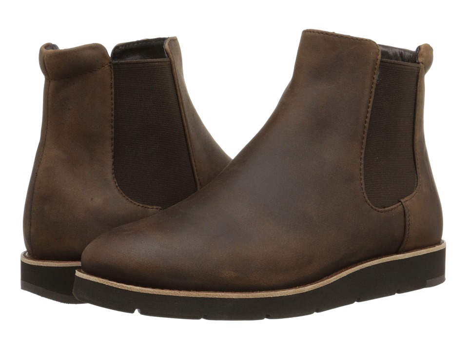Johnston & Murphy - Bree Gore Ankle Boot (Brown Oiled Waterproof Nubuck) Women