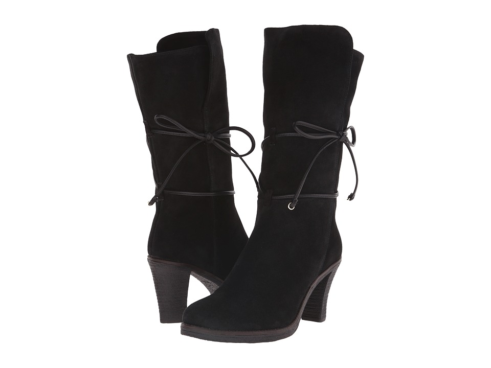 Johnston & Murphy Jeanie Wrap Bootie (Black Suede) Women