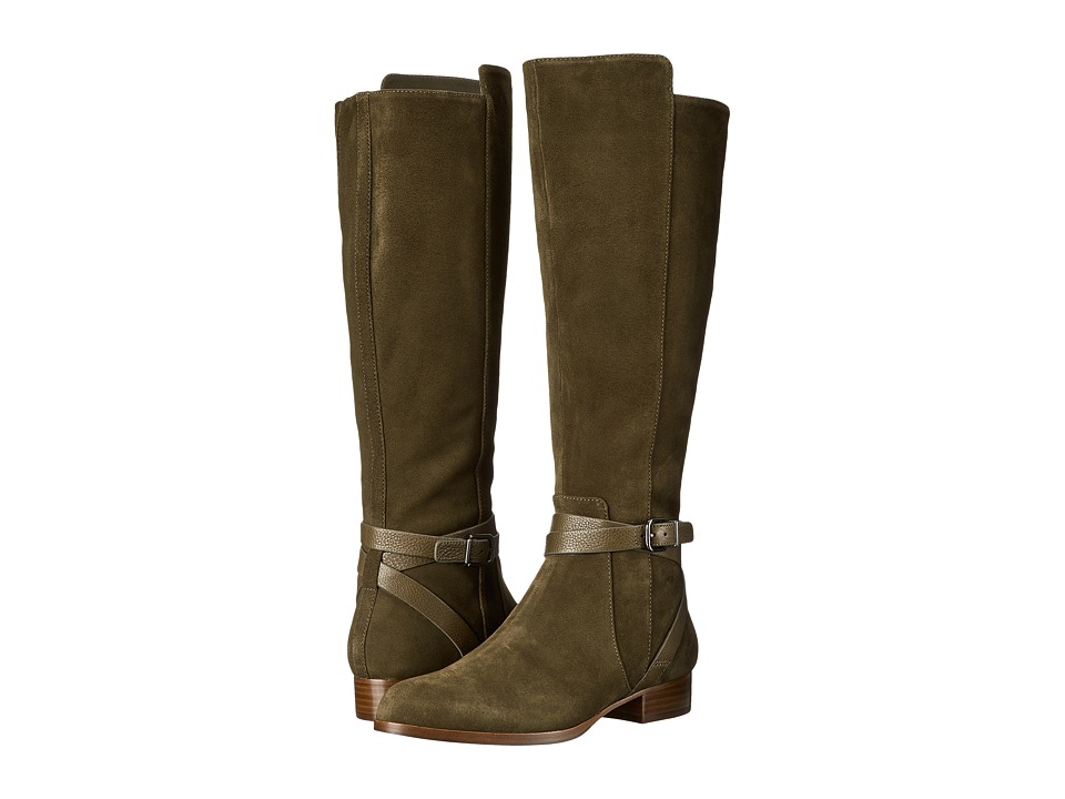 Via Spiga Prish (Military/Military Sport Suede/Toledo Tumbled Calf) Women
