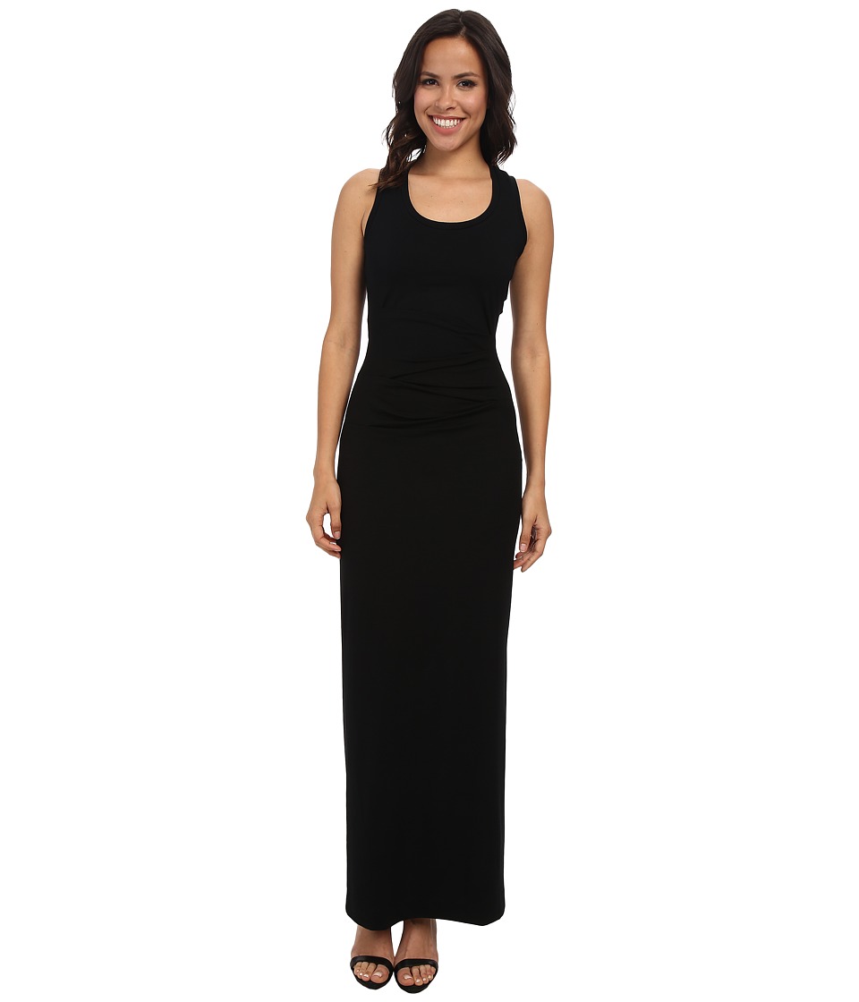 Nicole Miller DeQuinn Jersey Maxi Dress (Black) Women
