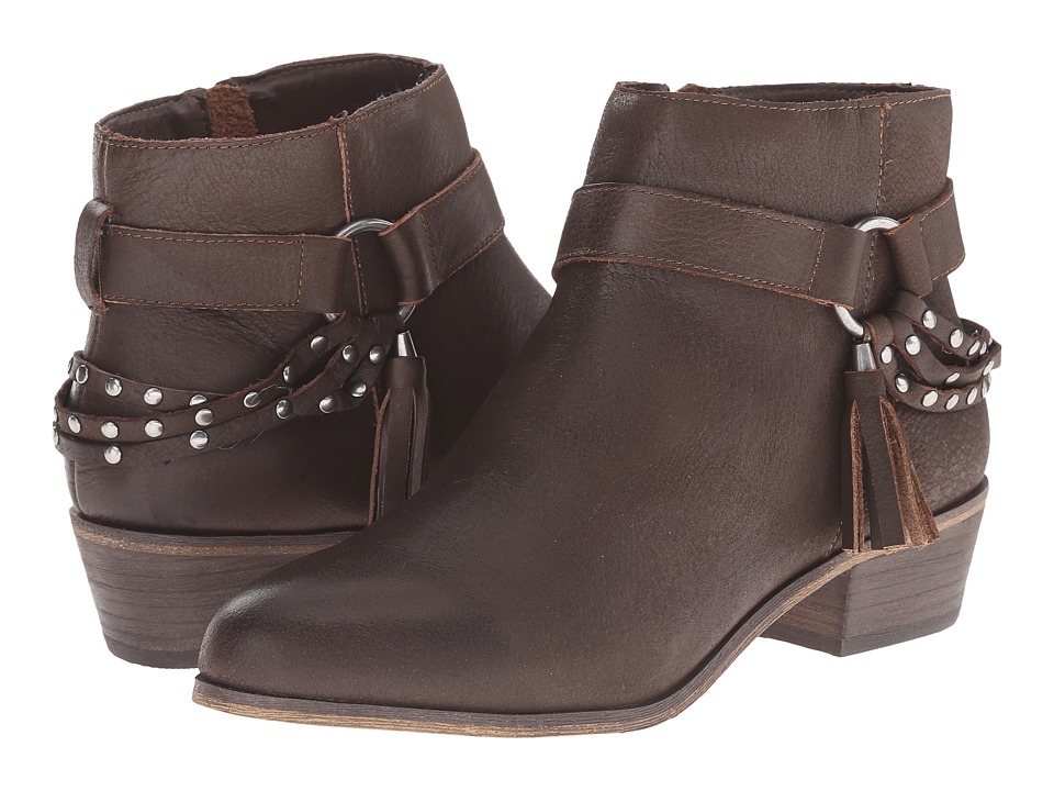 Chinese Laundry Seasons Leather Ankle Boot (Brown) Women