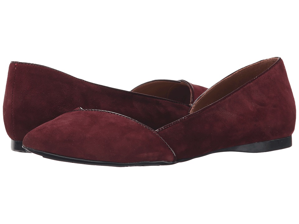 French Sole - Pyro (Burgundy Suede) Women