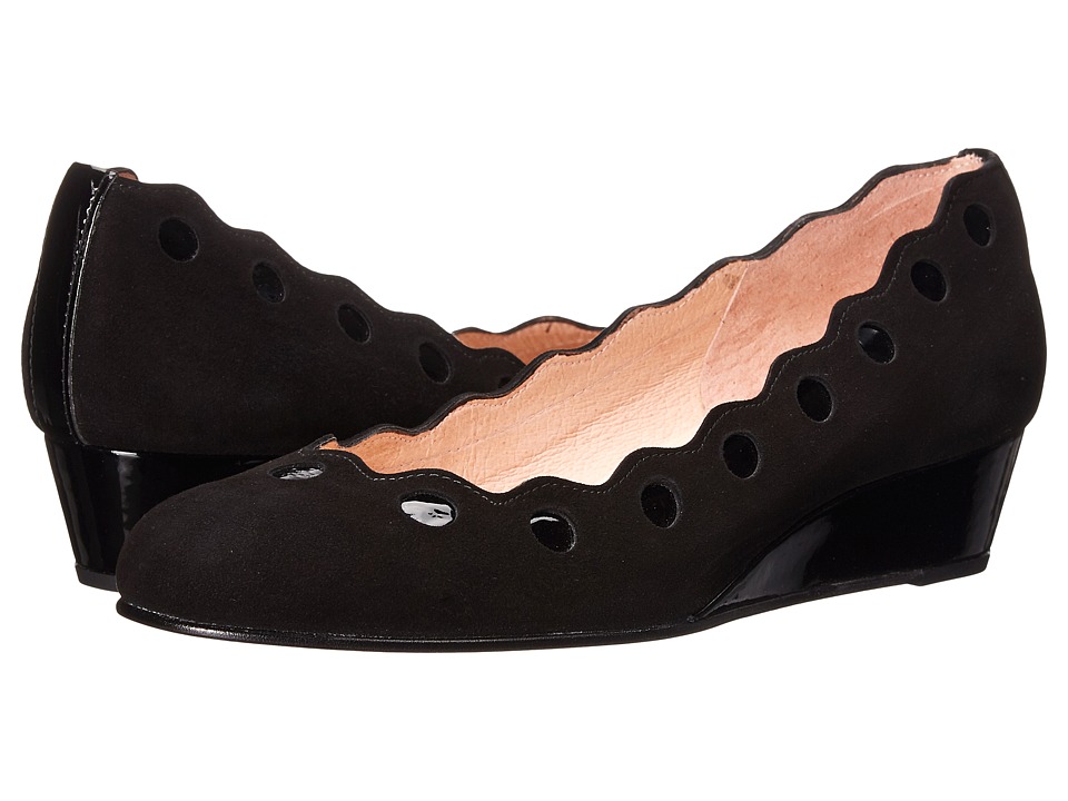 French Sole - Occasion (Black Suede/Patent) Women