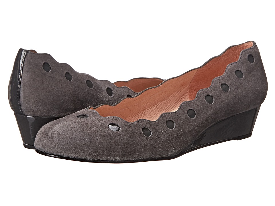 French Sole - Occasion (Grey Suede/Patent) Women
