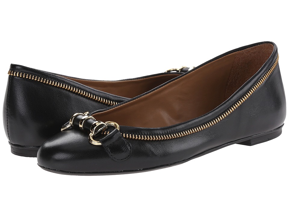 French Sole - Padre (Black Leather) Women