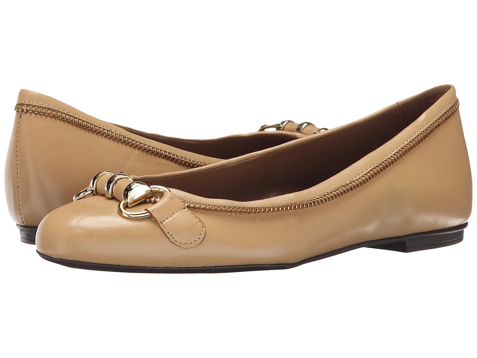 French Sole - Padre (Beige Leather) Women