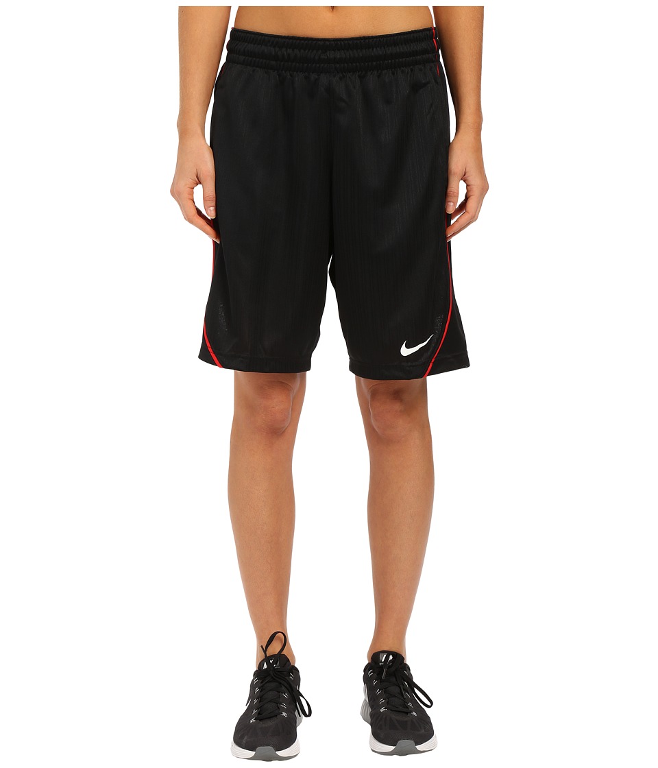 Nike Essential Basketball Short (Black/University Red/White) Women