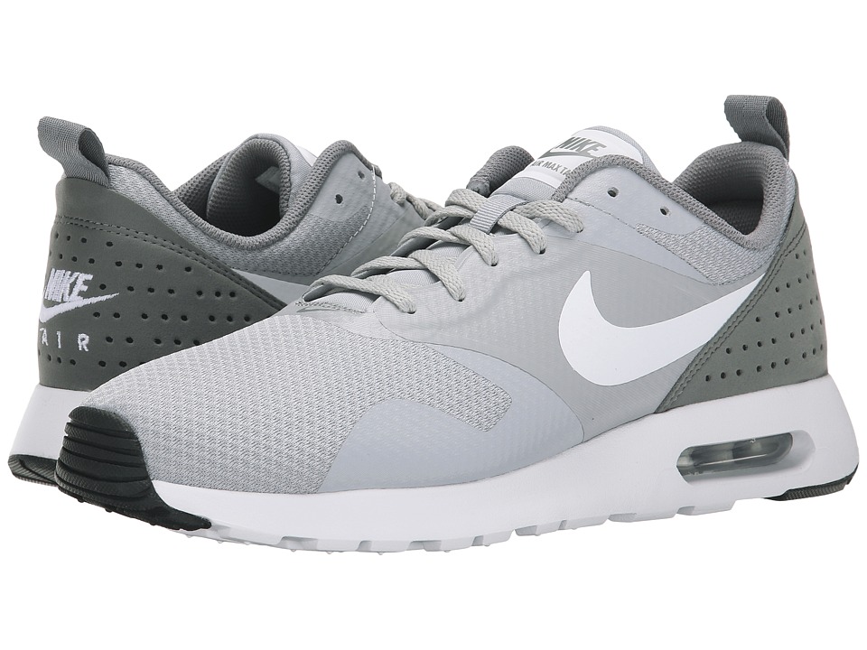 men's nike air max tavas leather running shoes wolf grey men's nike air max tavas leather running shoes wolf grey