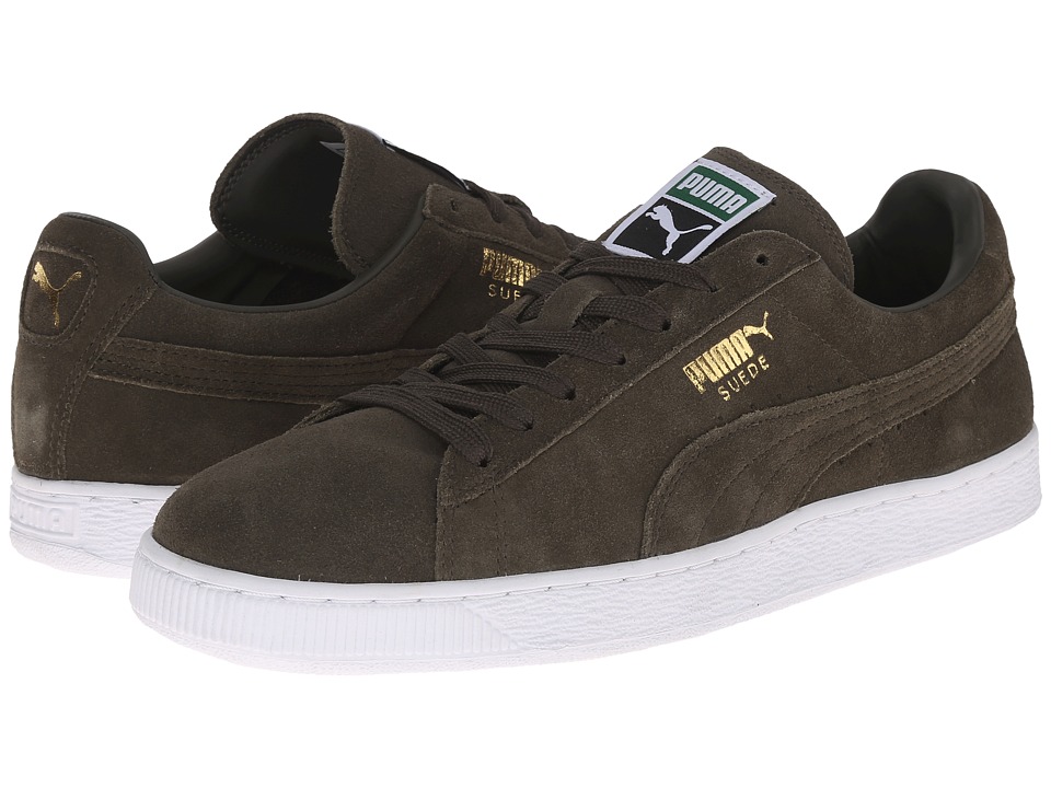 PUMA - The Suede Classic+ (Forest Night/White) Men