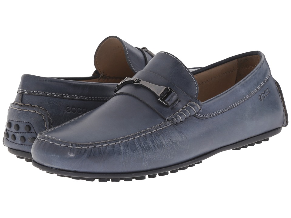 ECCO Hybrid Moc Loafer (Navy) Men