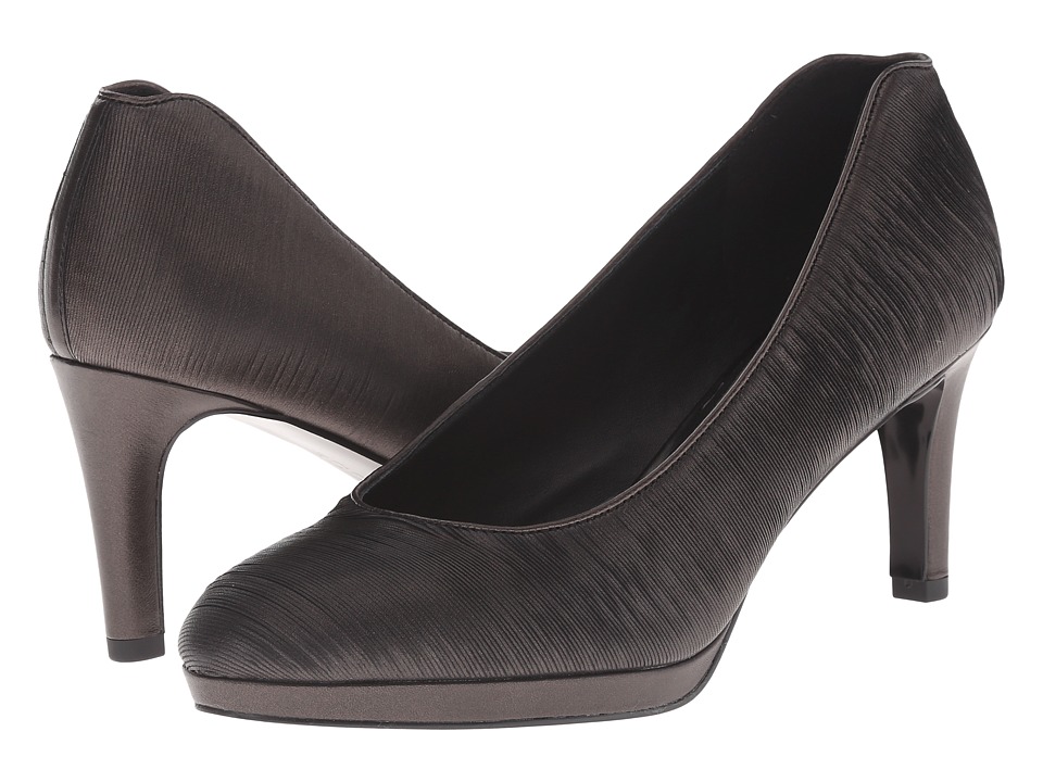 ECCO Brooklyn Pump (Black/Gold Antic) High Heels
