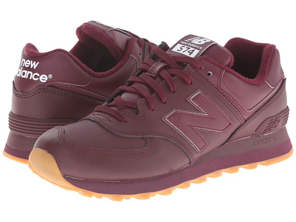 new balance 574 classic bordeaux