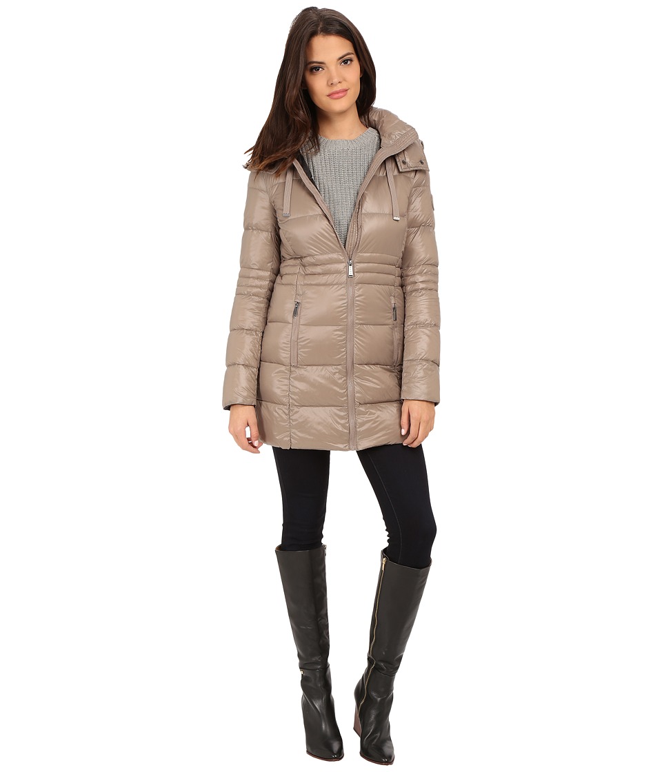 DKNY 3/4 Horizontal w/ Inset Waist 97401-Y5 (Mushroom) Women