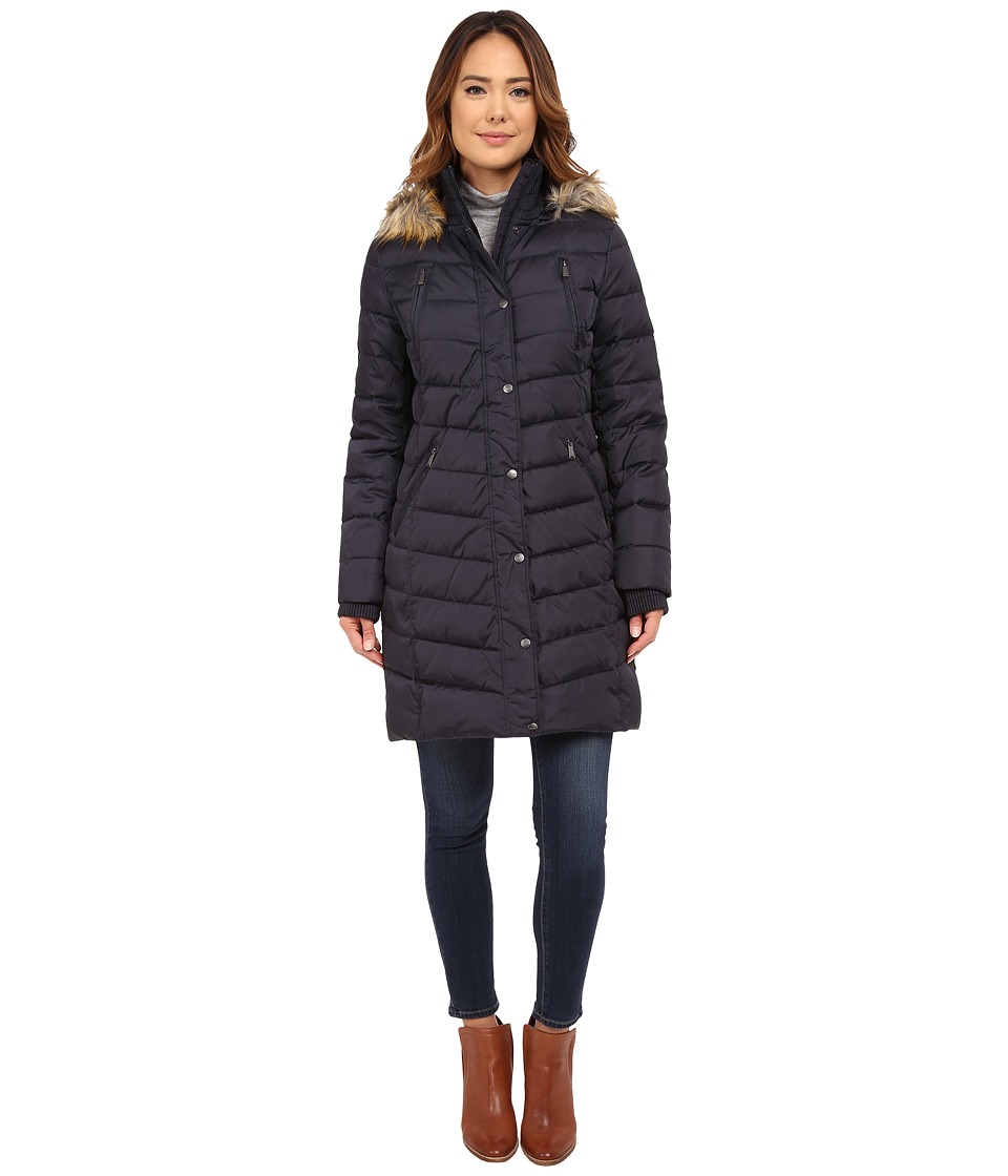 DKNY 3/4 Down w/ Power Stretch 31927-Y5 (Navy) Women