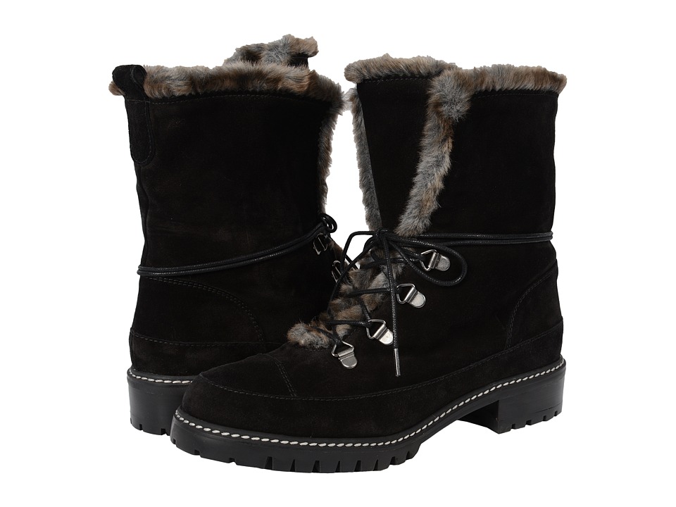 Stuart Weitzman - Luge (Nero Velour) Women