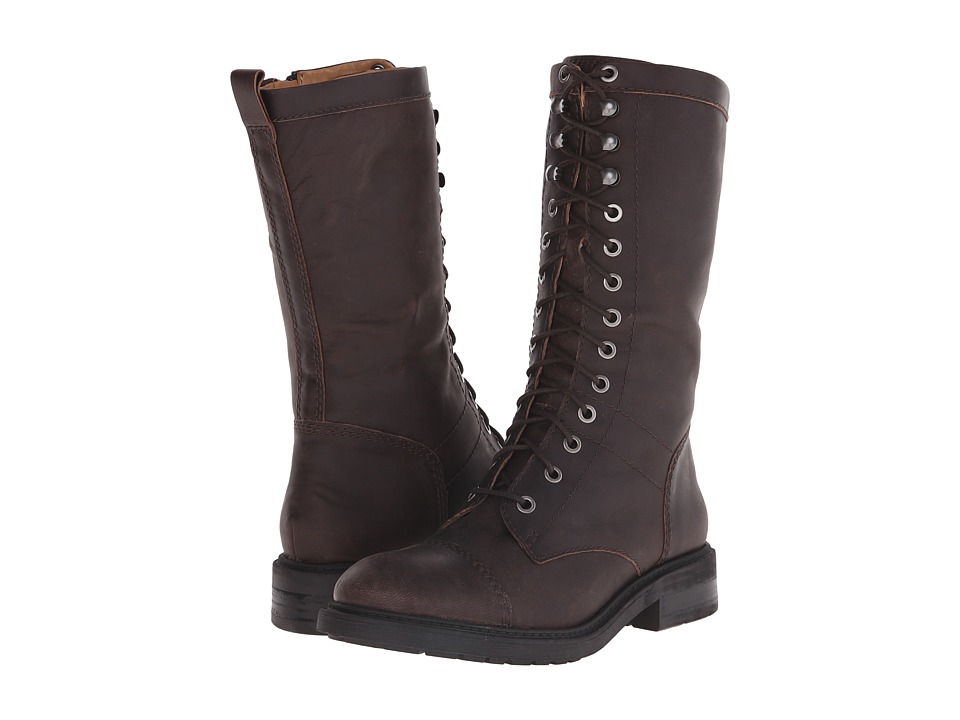Nine West Gunner (Dark Brown Leather) Women