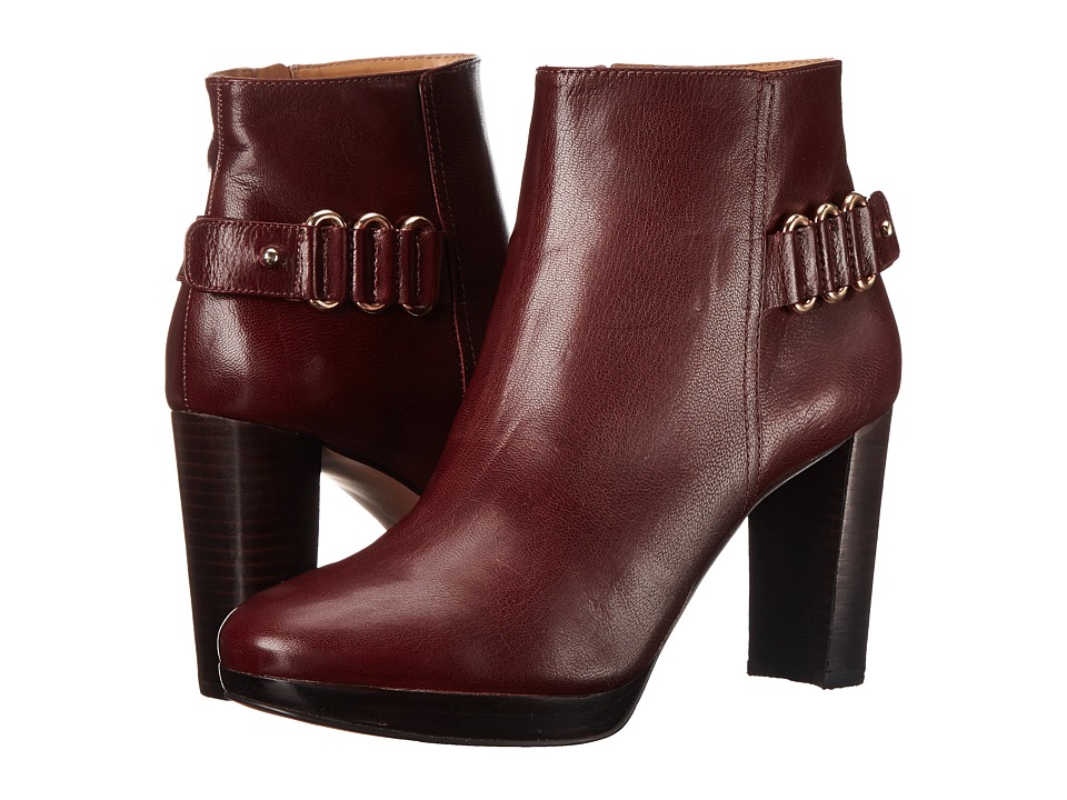 Nine West Kali (Dark Red Leather) Women