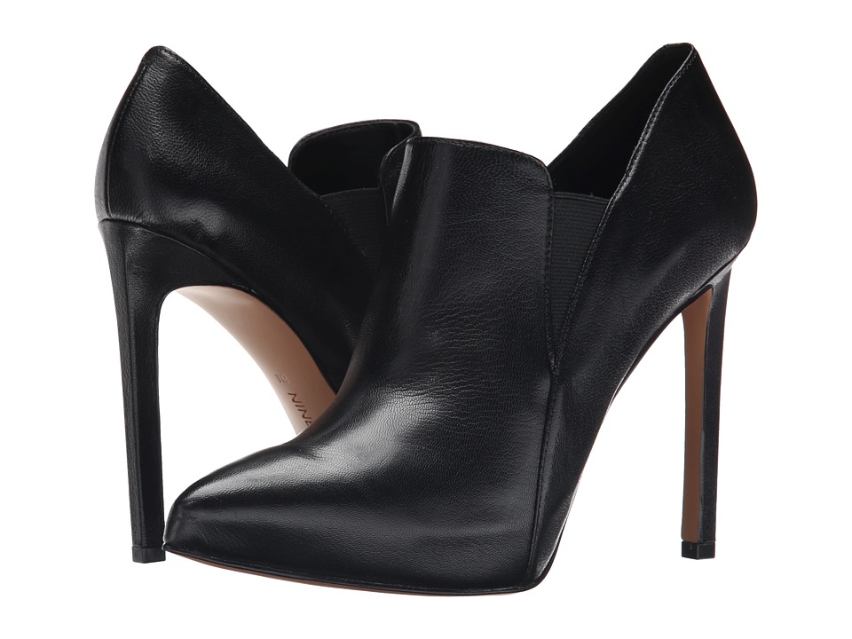 Nine West - Leandra (Black/Black Leather) Women