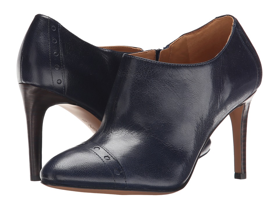 Nine West - Phyliss (Navy Leather) Women