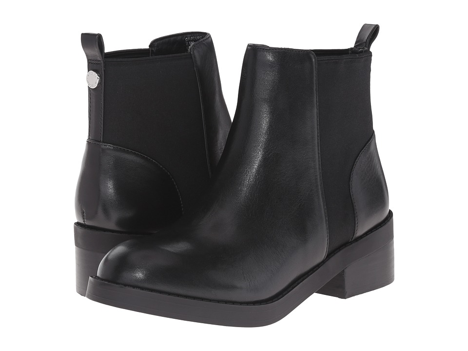 Steve Madden - Grroupie (Black Leather) Women