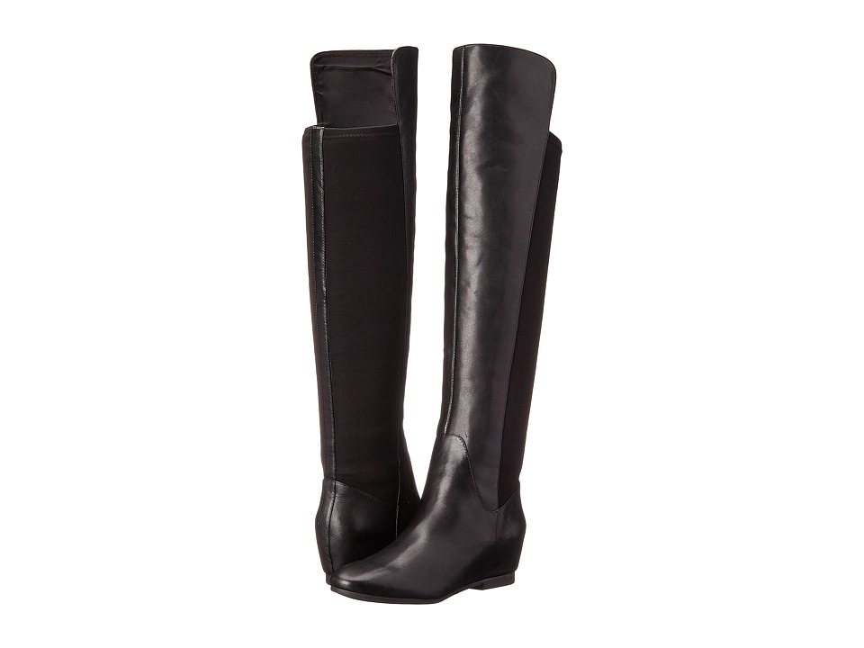 Nine West Tiberia (Black/Black Leather) Women