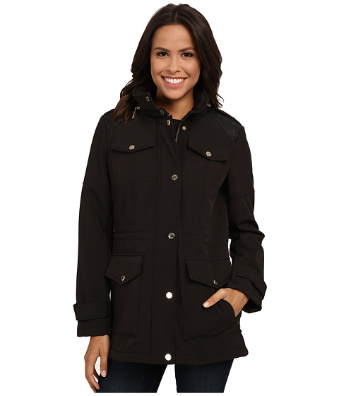 michael kors softshell hooded jacket