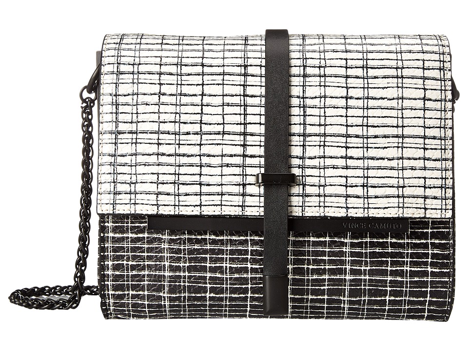 UPC 886742735345 product image for Vince Camuto - Leila Shoulder (Black/White) Shoulder Handbags | upcitemdb.com