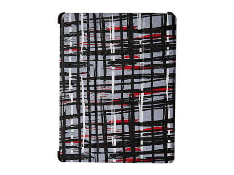 Vera Bradley - iPad 4 Case with Stand (Black/White Art Plaid) Cell Phone Case