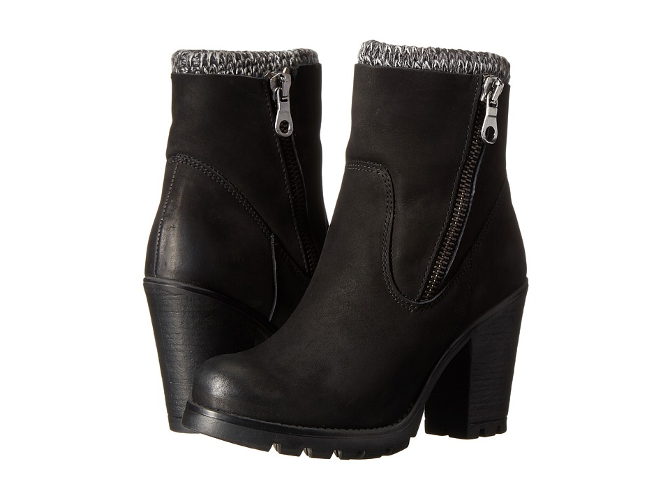Steve Madden - Sweaterr (Black Leather) Women