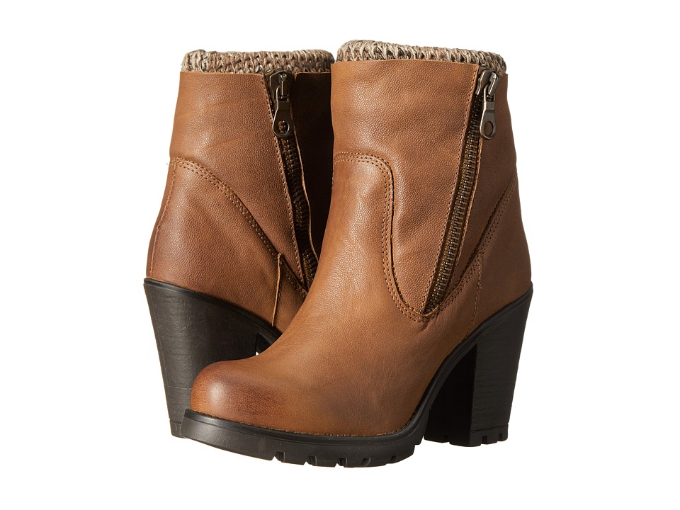 Steve Madden - Sweaterr (Cognac Leather) Women