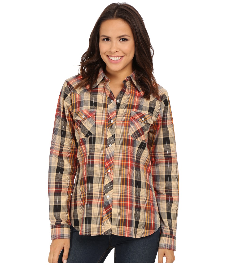 Roper - 0094 Multi Plaid (Orange) Women's Clothing