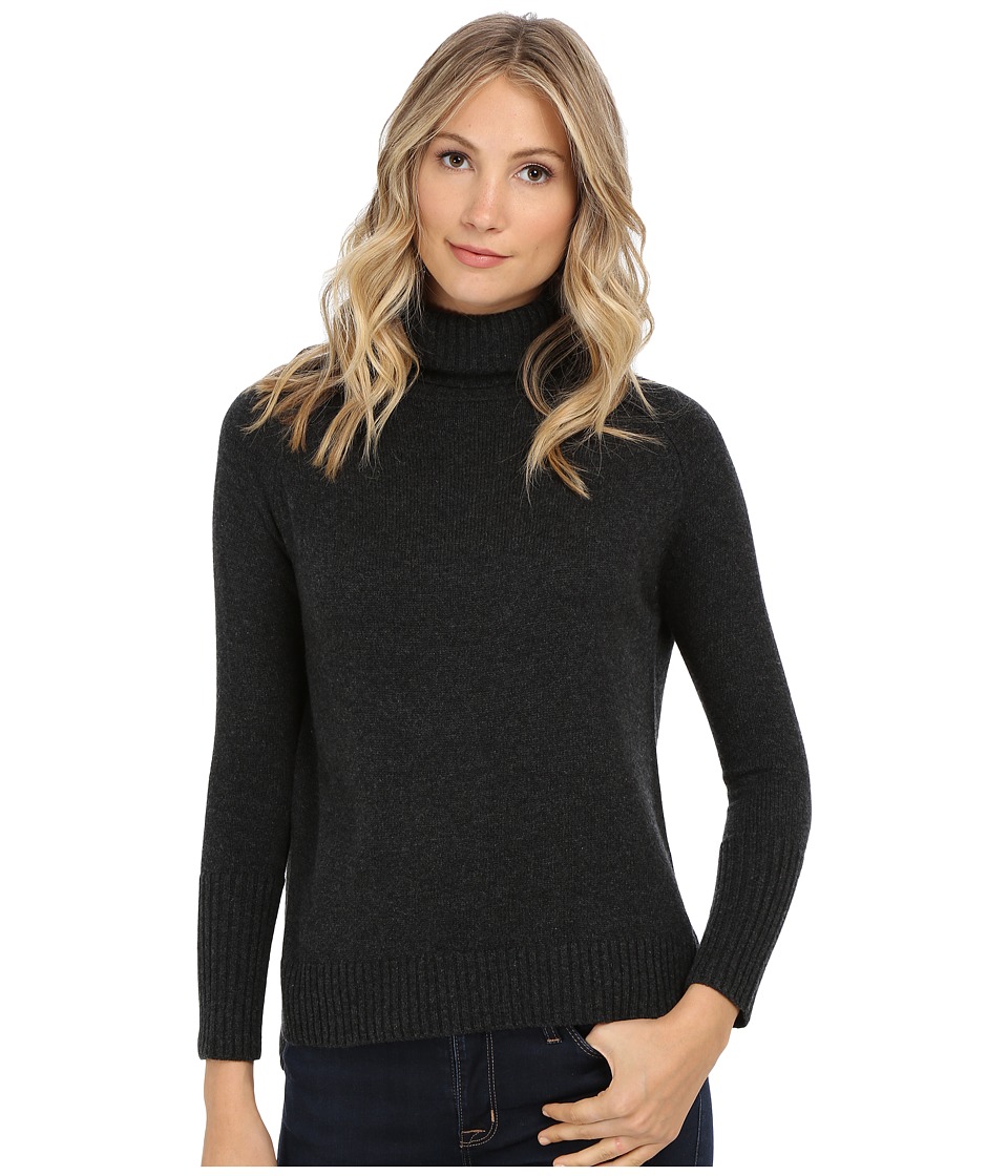 Michael Stars - Cashmere Blend Long Sleeve Turtleneck (Charcoal) Women
