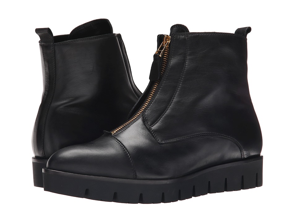 Kennel & Schmenger - Milla Flatform Ankle Boot (Schwarz/Gold) Women