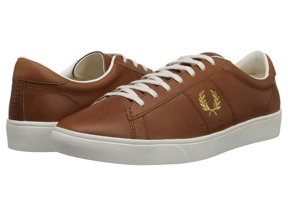 Fred Perry - Spencer Leather (Dark Tan/1964 Gold) Men
