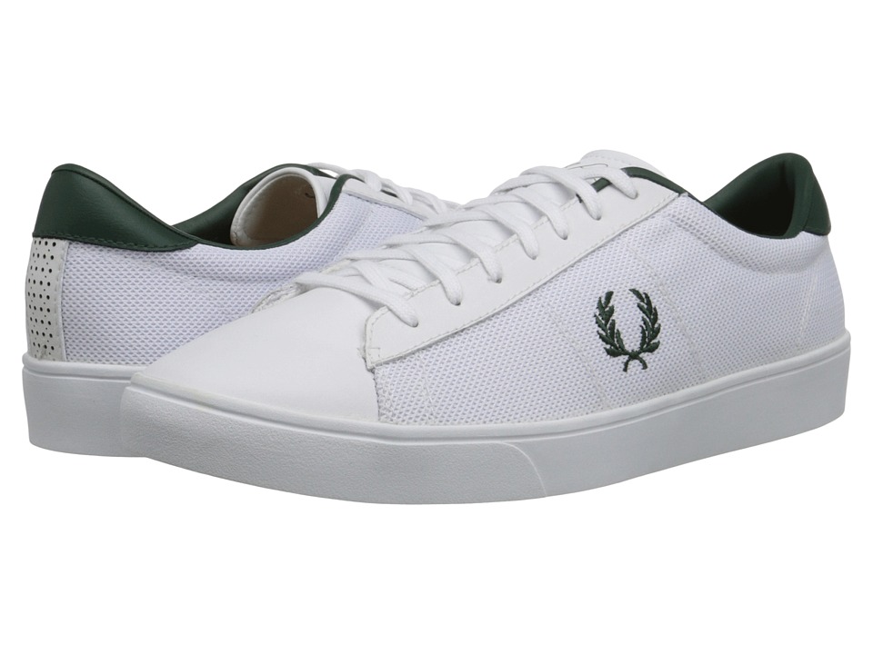 Fred Perry - Spencer Mesh/Leather (White) Men