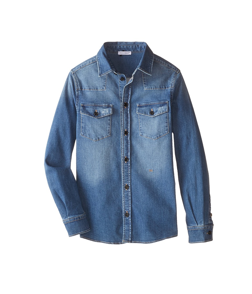 After we find it: A denim shirt also makes a great layering piece—wear it over a T-shirt or a laidback dress as a jacket. Want to wear denim in the office? Dress down your favorite trousers for work with a denim shirt .