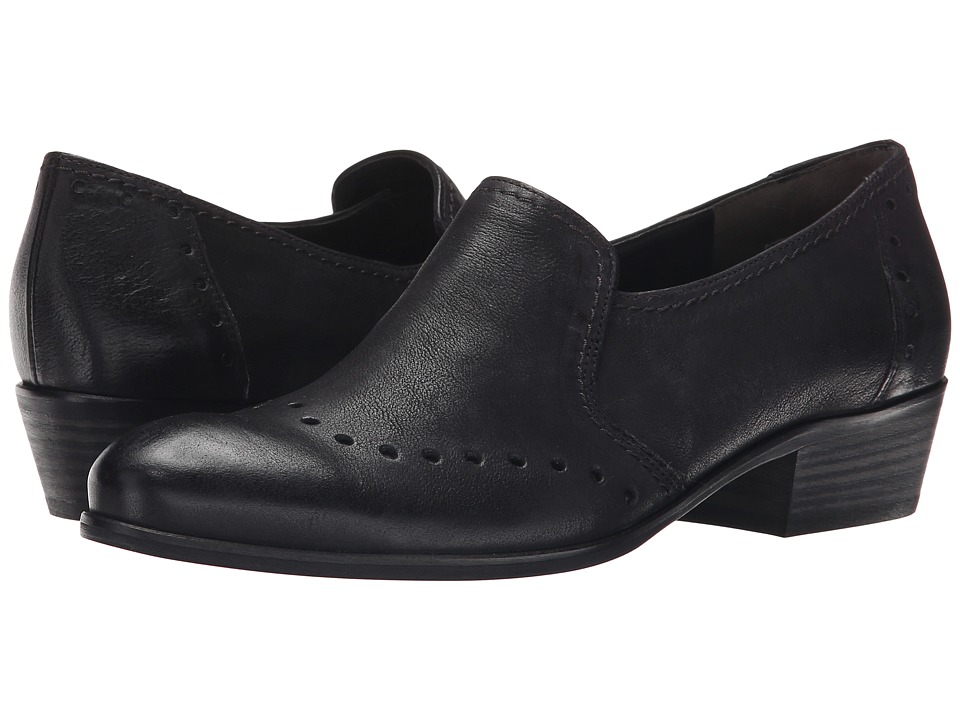 Paul Green Egan Slip-On (Black Leather) Women