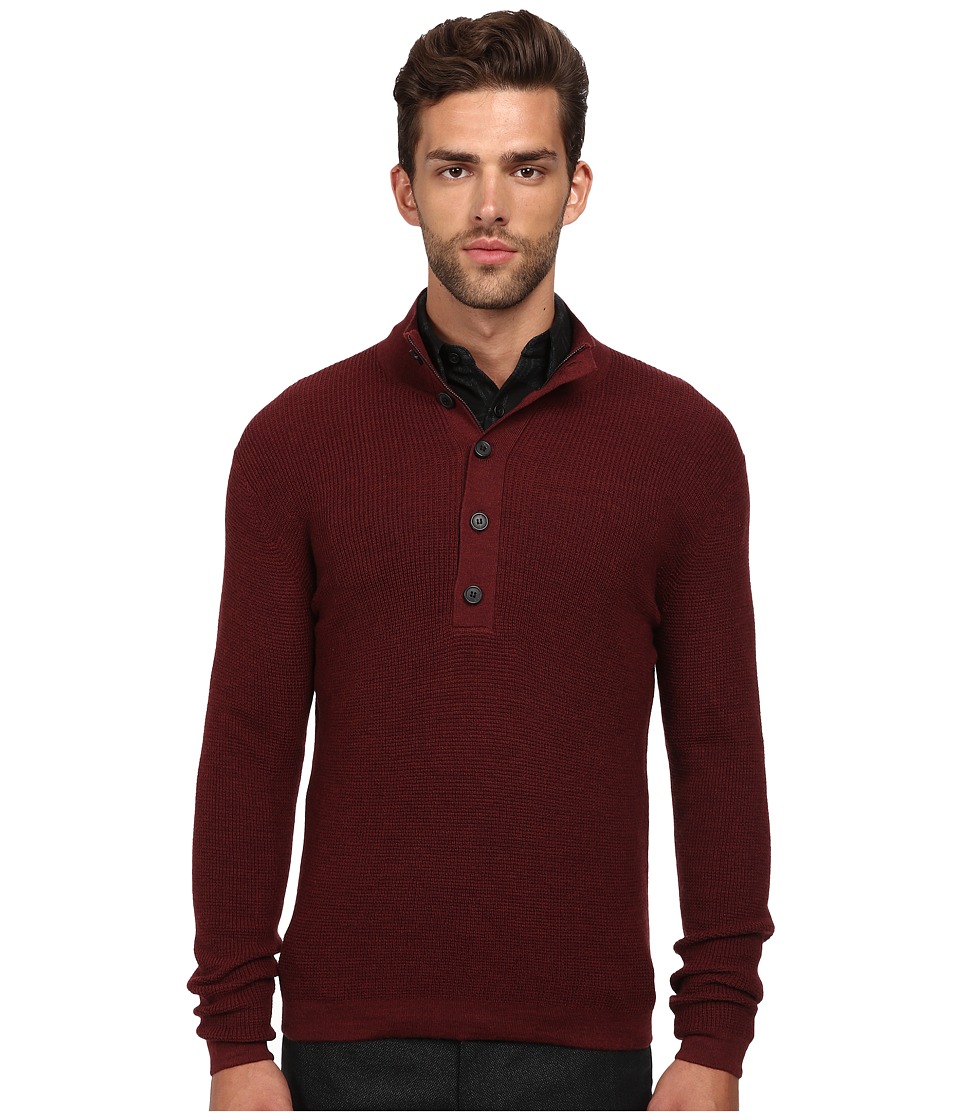 Theory - Villen.Cashwool Sweater (Light Claret) Men