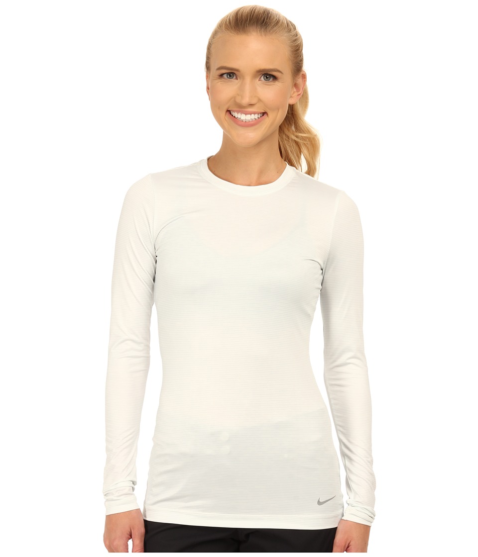 Nike Golf Crew Baselayer (Summit White/Pure Platinum/Reflect Silver) Women