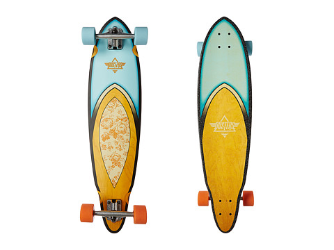 Dusters - Fin Longboard (Rose) Skateboards Sports Equipment