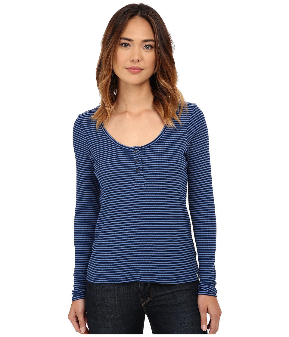 Volcom - Possession Long Sleeve Top (Midnight Blue) Women