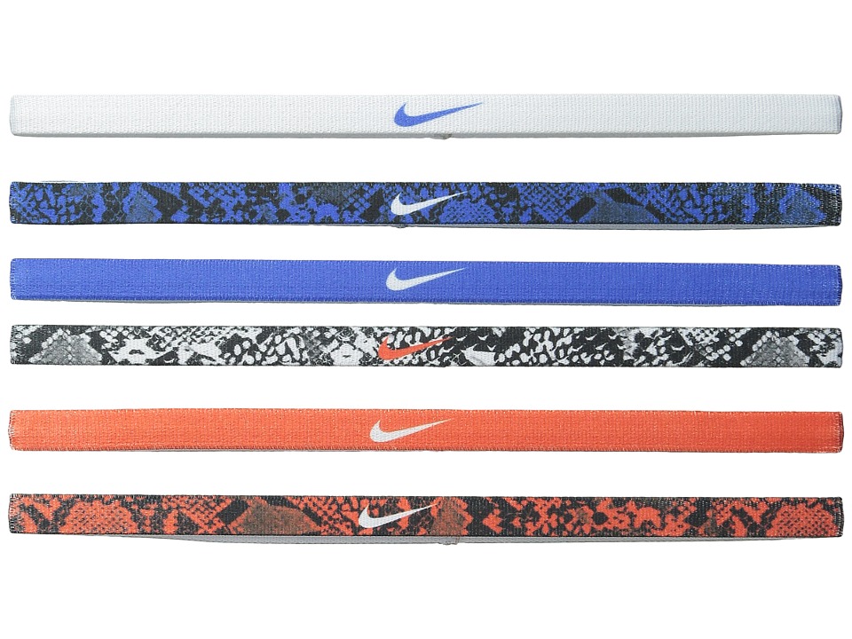 UPC 887791058409 product image for Nike - Printed Headbands Asst 6-Pack (Bright Crimson/White) Athletic Sports Equi | upcitemdb.com